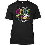 Get Your Crayon It'S The 100Th Day Ow T-Shirt