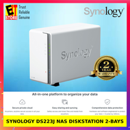 SYNOLOGY DS223J  NAS DISKSTATION 2-BAYS (2YRS WARRANTY)