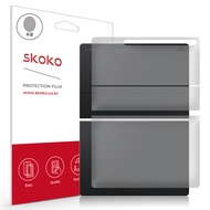 Skoko 超薄鍵盤書本式皮套 霧面全機身保護貼 5件組 混合色 三星 Galaxy Tab S7 FE