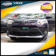 Toyota Vios (3rd Gen) Front Bumper Chrome Lining Front Grille Bumper Protector Cover 2013-2019 XP150