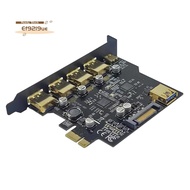 USB 3.2 PCIE Expansion Card PCIE 1X to USB 3.2 TYPE-C USB 3.2 Gen1 Adapter Multiplier USB3.2 PCI E C