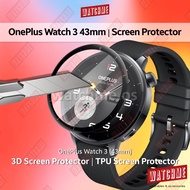 OnePlus Watch 3 43mm Screen Protector, 3D Full Cover PMMA Film, Smartwatch TPU Soft Film (for oneplu