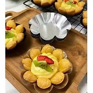 Cherry blossom pie mold diameter 7cm tg 2''2cm bottom 4cm.. size 20 pcs/