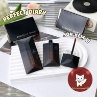 [PERFECT DIARY] Perfect Diary Matte Lipstick Black Shell, Weightless Longwear Lip Stain, 4g