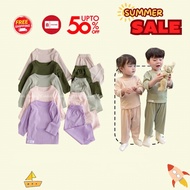 Set/Long-sleeved elastic bandage Set (pajama Set) - Made by CuteKids
