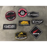 PATCH EMBROIDERED STICKER TO DECORATE COMPETITION SHIRT, BIDA Cue Covers BRAND PREDATOR, MEZZ, CUETE