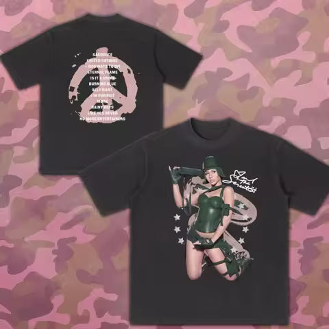 Mariah the Scientist “Hearts Sold Separately” graphic T-shirt retro black shirt Pure cotton loose fi