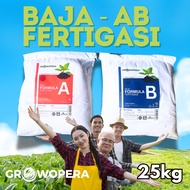 GrowOpera Baja AB Fertigasi 25kg Universal Untuk Semua Jenis Tanaman