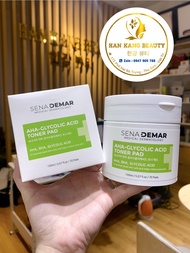 Toner Pad Sena Demar AHA Glycolic Acid Chính Hãng hộp 70 miếng