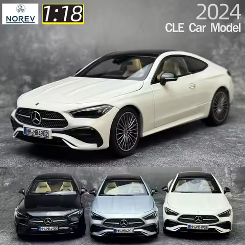 Norev Diecast model 1:18 scale CLE Metal car model static decoration holiday gift collection
