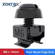 ZoeRax M6 x 16mm Rack Mount Cage Nuts Screws and Washers for Rack Mount Server Cabinet Rack Mount Se