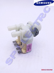 DC62-00024M วาล์วน้ำเข้าระบบฝาหน้าแท้ Samsung รุ่นWF0704W7V/XST WF0704W7V1/XST  WF0804W8E/XST  WF080