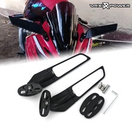 For HONDA CBR150 CBR250RR Winglet Side Mirror Adjustable Rearview Mirror Mount Walang Grado Clear Le