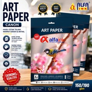[ ATK WHOLESALE ] Art Paper 190 Gsm Alfaink Art Paper 190gsm Thick Photo Art Paper 190 Gsm 50 Sheets