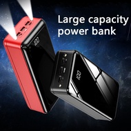 Bank kuasa mudah alih cermin berkapasiti besar 150000mAh dengan output digital empat port power bank