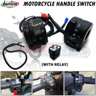 Motorcycle domino Handle Switch NMAX 2020 With Relay Left/Right 1Pair Switch