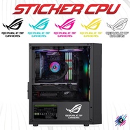 ROG Republic Of Gamer Sticker CPU - Vinyl