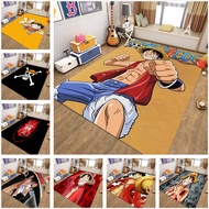 Anime One Piece Cartoon Carpet Living Room Sofa Children's Bedroom Desk Bedside Floor Mat Absorb Water Anti-Slip Can Be Customized 5