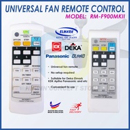 Universal Ceiling Fan Remote / KIPAS , Deka , Elmark , KDK , Aplha , Panasonic Wing Multi Ceiling Fan Remote Control