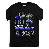 55th Birthday Queen T-Shirt - Vintage Since 1968 Graphic Tee - Heavyweight SM Cotton Shirt - Birthda
