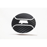 SYM Motors {SIREN} Sanyang FNX125 Carbon Fiber Pattern Fuel Hole Cover Decoration Sticker