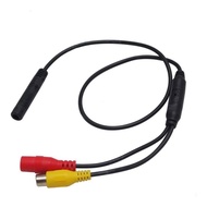 Car Reverse Backup Camera 4-Pin Male To Female Connector RCA CVBS