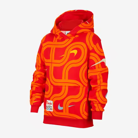 Nike Official Genuine Sportswear Club Large Kids Hooded Warm Sweatshirt HV8964-657