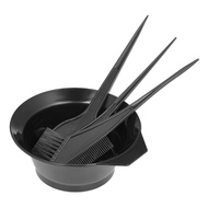 4 Pcs Hair Coloring Tools Kit Dyeing Bowl Brush Double-sided Coloring Comb Hairdressing Dyeing Tool 