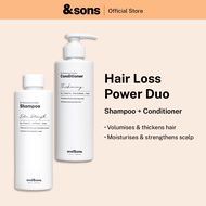 andSons Hair Loss Power Duo – Hair Growth Shampoo + Thickening Conditioner