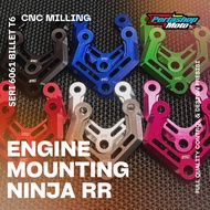 MESIN ENGINE MOUNTING NINJA RR ALUMINUM BILLET ORIGINAL PRODUCT 2TC NINJA ENGINE MOUNTING