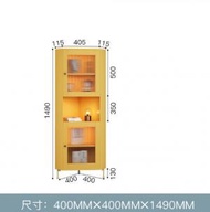 全城熱賣 - 實木牆角櫃儲物櫃（1.49米黃色）#H148064133