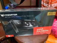 ACER Predator RX7600 8G OC 顯示卡