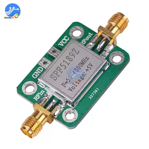 LNA 50-4000MHz RF Low Noise Amplifier Signal Receiver Module Shield Board for Arduino SPF5189 NF = 0