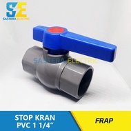 PVC Stop Valve 1 1/ 2" inch FRAP PVC Ball Valve 1 1/2" Plain Stop Valve/ 1.5" 1 1 PVC Stop Valve/