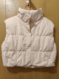 Uniqlo 粉色羽絨背心 XS