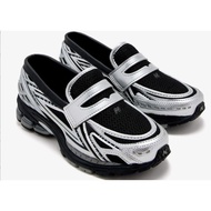 1906L OB Loafers“Silver/Black metallic color”Comfortable Loafers Unisex EAIL