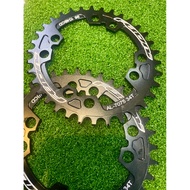 FERUNI OVAL 2IN1 CHAINRING BCD96&104 34T MTB CROSS COUNTRY /ENDURO/DOWNHILL