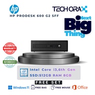 HP ProDesk 600 G2 SFF | Intel i3-6100 | 8GB RAM | 512GB SSD | Windows 11 Pro | Desktop PC | Free Mou