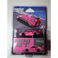 Mini GT 1052 Porsche 911 GT3 R Ao Racing Rexy Blister