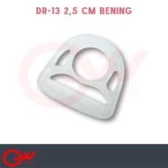 Plastic D RING / TAWON D RING / DR-13 2.5 CM CLEAR