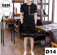 Quần Áo Thun Nam - Bộ quần áo Nam màu Đỏ in Chữ Paris