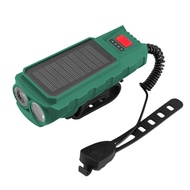 Top Bike Light Solar Charging Panel High Brightness Illumination 400 Lumens Bike Headlight for Riding Bicycle Flashlight Intuitive