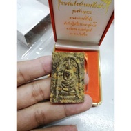 PHRA ACHAN TEE LEK WAT KHAO SUNAMO108花粉料，phra Somdej 15号，出99尊。
3支金银铜Takrut