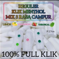 50g Busa filter klik double mix 3 rasa random ukuran reguler