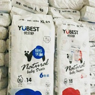 Yubest Natural diapers pants / TLH stickers - size S132/M108/L96/XL84/XXL72