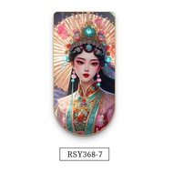 Creative Beijing Opera Decorative Painting Traditional Style Restaurant Partition Wall Sticker BBQ S