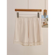 boxer shorts women female boxer Ice Silk Safety Pants Women's Summer Lace Leggings Anti-Light Stretc