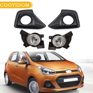 Car Front Bumper Fog Lights For Hyundai GRAND i10 2014 2015 Driving Light Fog Lamp Cover 92202B4010 