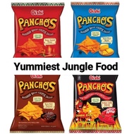 Oishi Panchos Keripik Jagung 140gr - Tortilla chips Pedas / Keju Nacho - Sapi Panggang