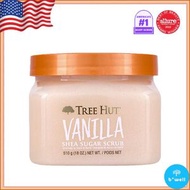 TREE HUT - 乳木果糖身體磨砂膏 - 香草 510g [平行進口]